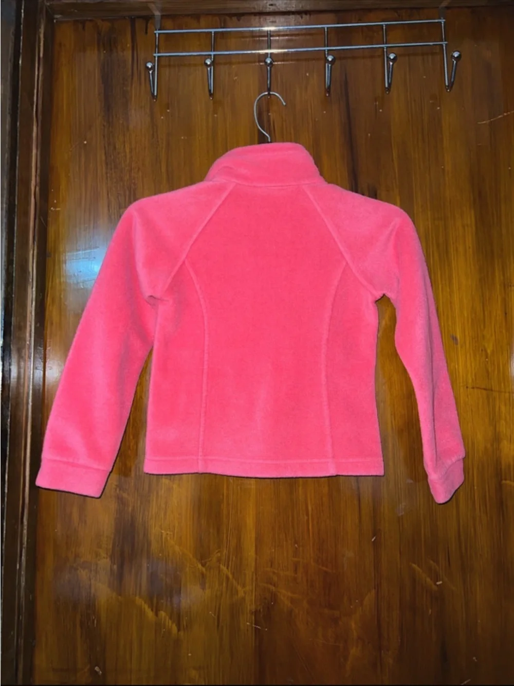 Columbia Coral-Pink Fleece Full-Zip Jacket